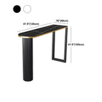 Modern Oval Stone Top High Bartop Table for Kitchen Island