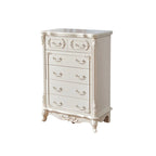 Classic White Wooden Dresser with Storage Chest