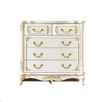 Classic White Wooden Dresser with Storage Chest