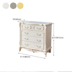 Classic White Wooden Dresser with Storage Chest