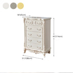 Classic White Wooden Dresser with Storage Chest