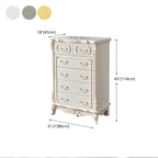 Classic White Wooden Dresser with Storage Chest