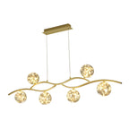 Modern Adjustable Clear Glass LED Pendant Light