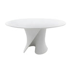 Solid Color Abstract Modern Round Wood Coffee Table