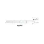 Contemporary Wooden Floating TV Stand in White with Lighting