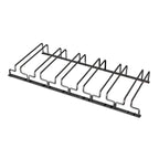 Contemporary Metal Hanging Wine Glass Rack Black