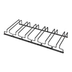 Contemporary Metal Hanging Wine Glass Rack Black