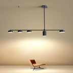 Modern Adjustable Black Linear Kitchen Island Light