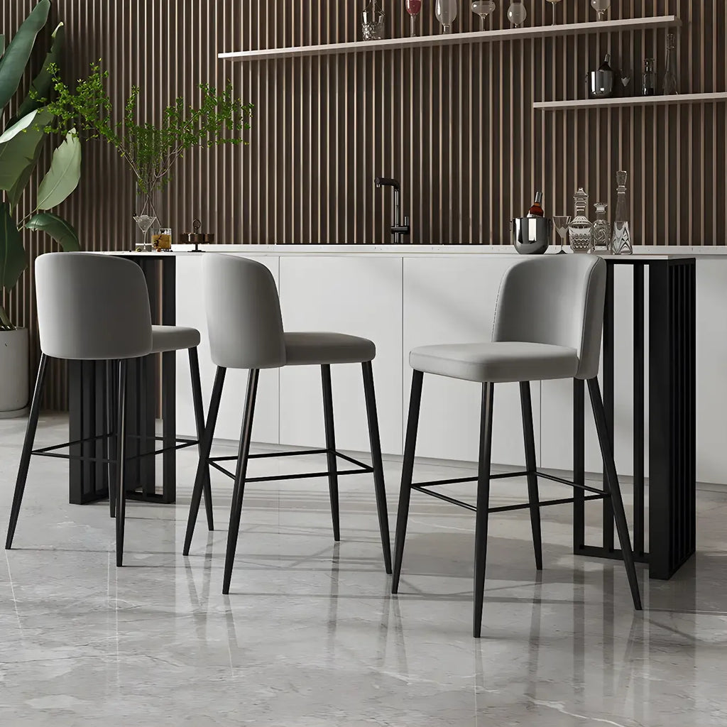 Modern Stone Bar Table with Double Pedestal for Kitchen