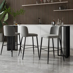 Modern Stone Bar Table with Double Pedestal for Kitchen