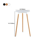 Wooden Natural Finish Square Small Bar Height Table