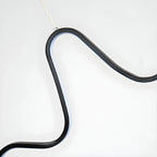 Artistic Black Linear Adjustable Island Pendant Light