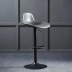 Modern Leather Adjustable Bar Stools with Footrest for Home Bar