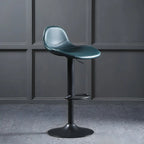 Modern Leather Adjustable Bar Stools with Footrest for Home Bar
