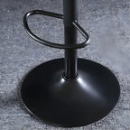 Modern Leather Adjustable Bar Stools with Footrest for Home Bar