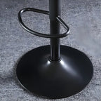 Modern Leather Adjustable Bar Stools with Footrest for Home Bar