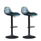 Modern Leather Adjustable Bar Stools with Footrest for Home Bar
