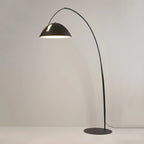 Black Metal Fishing Line Cone Floor Lamp