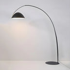 Black Metal Fishing Line Cone Floor Lamp