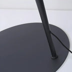 Black Metal Fishing Line Cone Floor Lamp