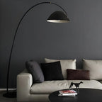 Black Metal Fishing Line Cone Floor Lamp