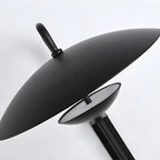 Modern Black Metal Adjustable Swing Arm Wall Light