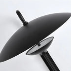 Modern Black Metal Adjustable Swing Arm Wall Light