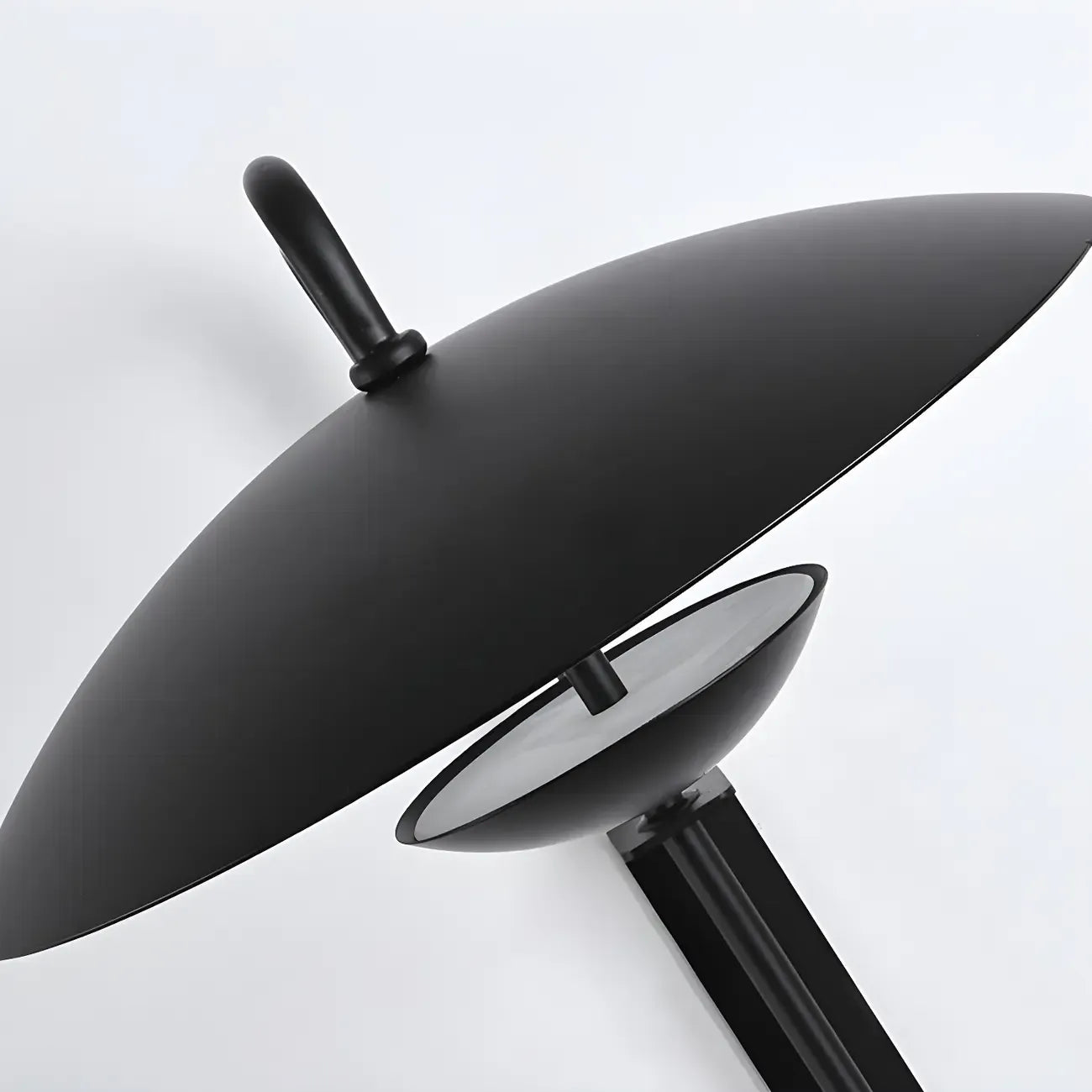Modern Black Metal Adjustable Swing Arm Wall Light