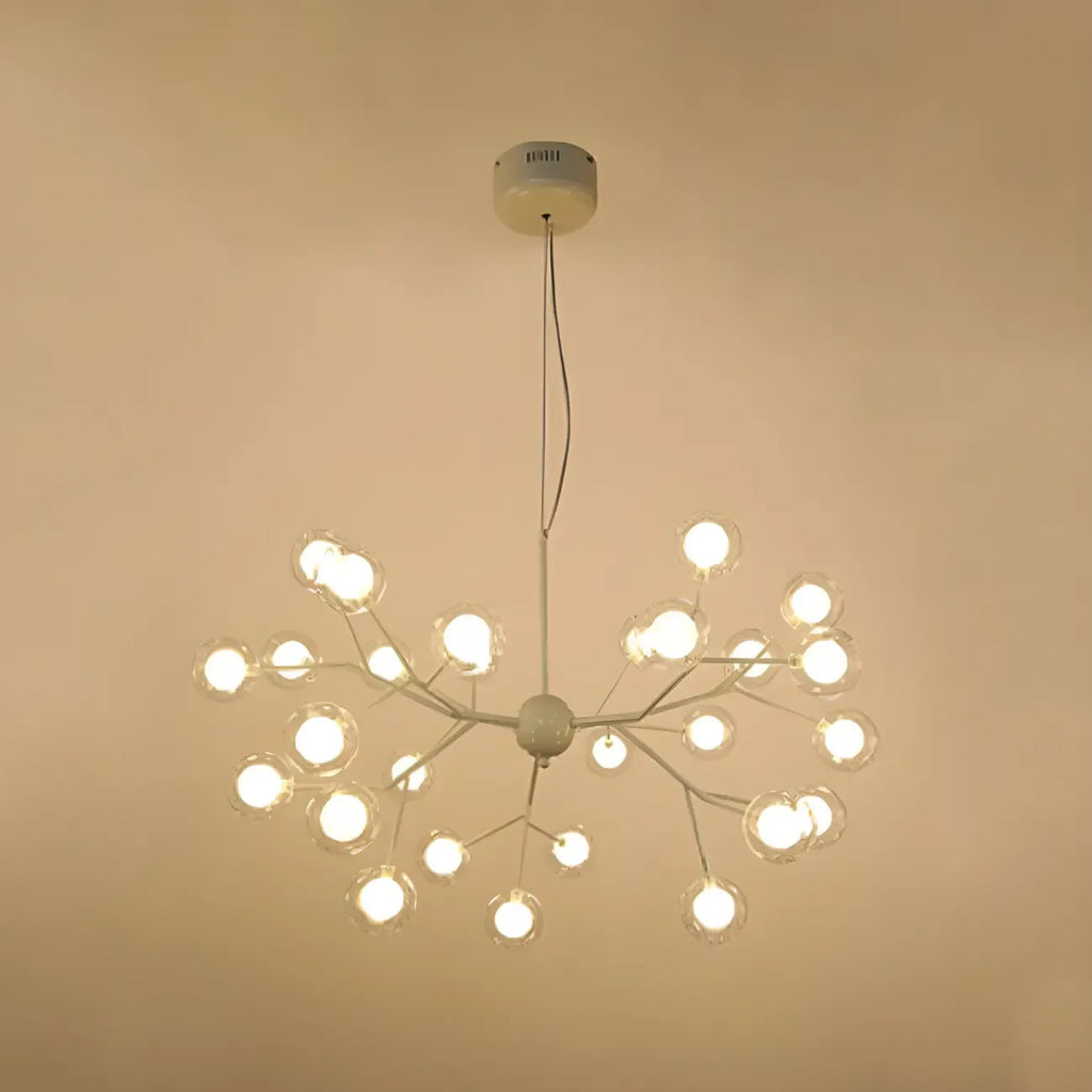 Adjustable Modern Globe Glass Sputnik Chandelier