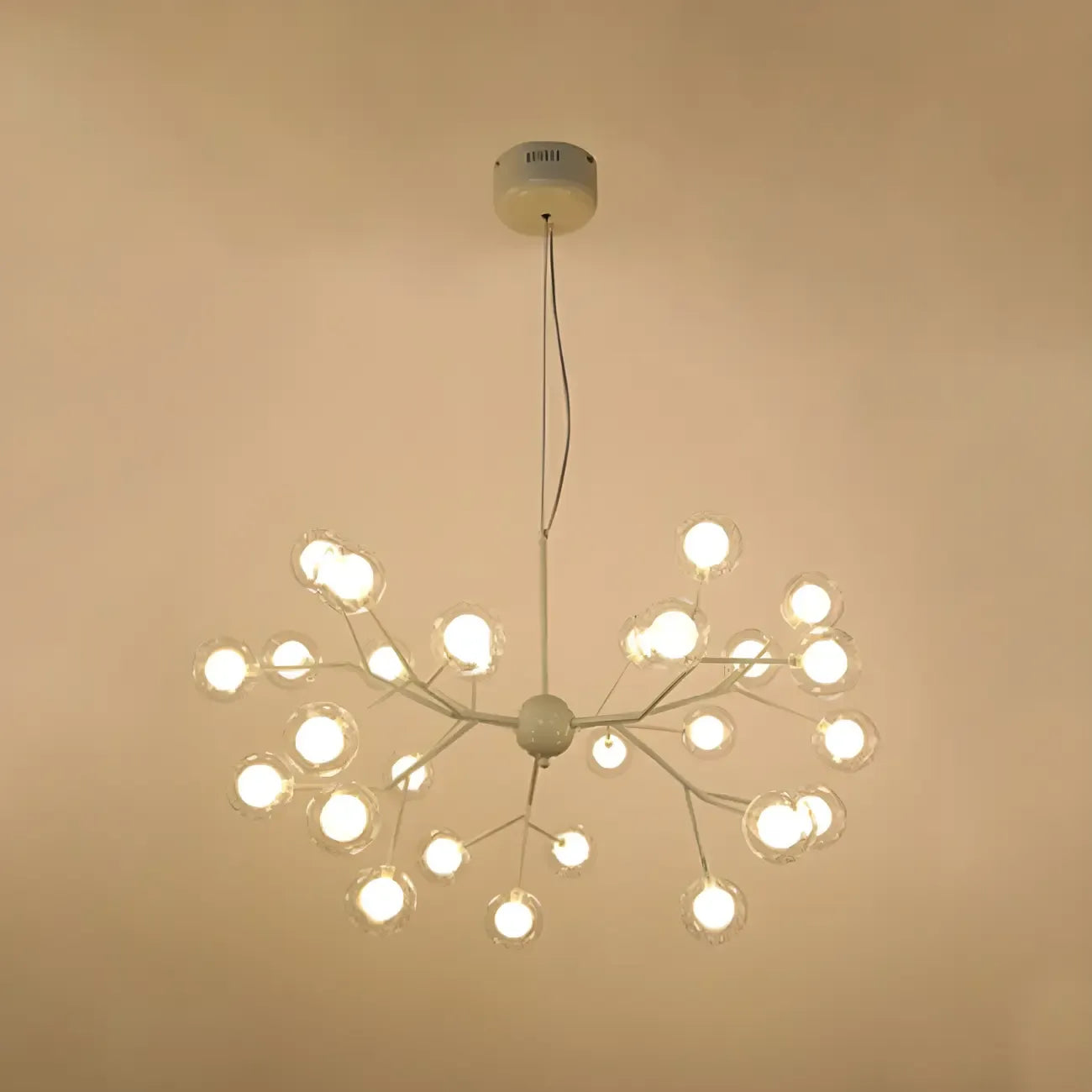 Adjustable Modern Globe Glass Sputnik Chandelier