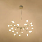 Adjustable Modern Globe Glass Sputnik Chandelier