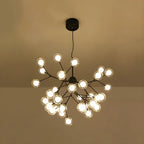 Adjustable Modern Globe Glass Sputnik Chandelier