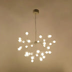 Adjustable Modern Globe Glass Sputnik Chandelier
