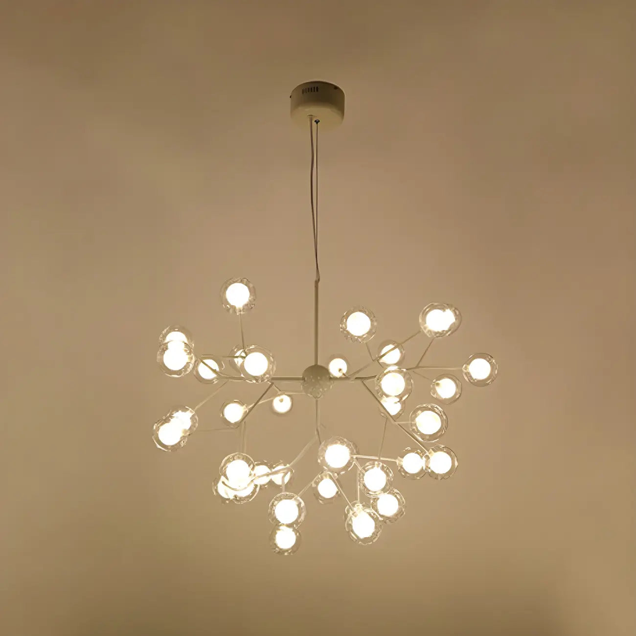 Adjustable Modern Globe Glass Sputnik Chandelier