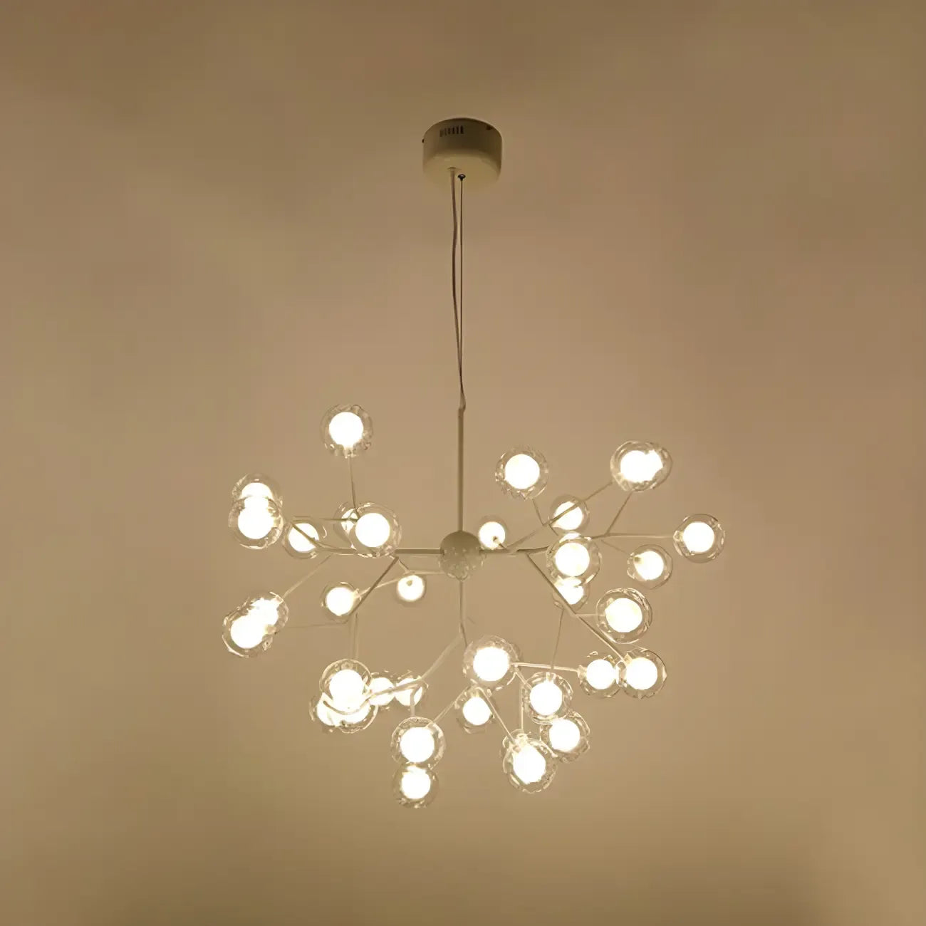 Adjustable Modern Globe Glass Sputnik Chandelier