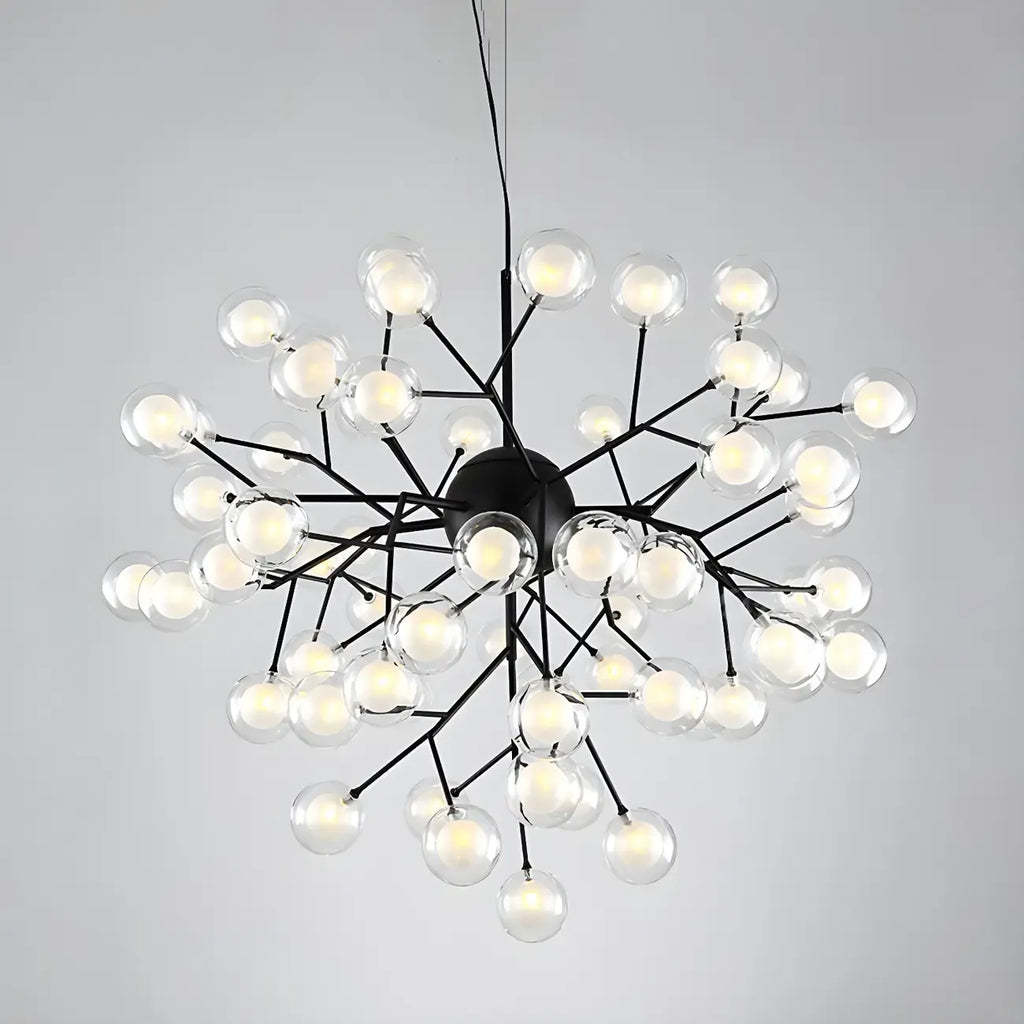 Adjustable Modern Globe Glass Sputnik Chandelier