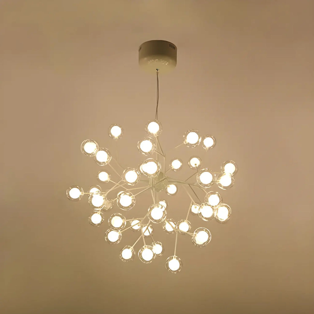 Adjustable Modern Globe Glass Sputnik Chandelier