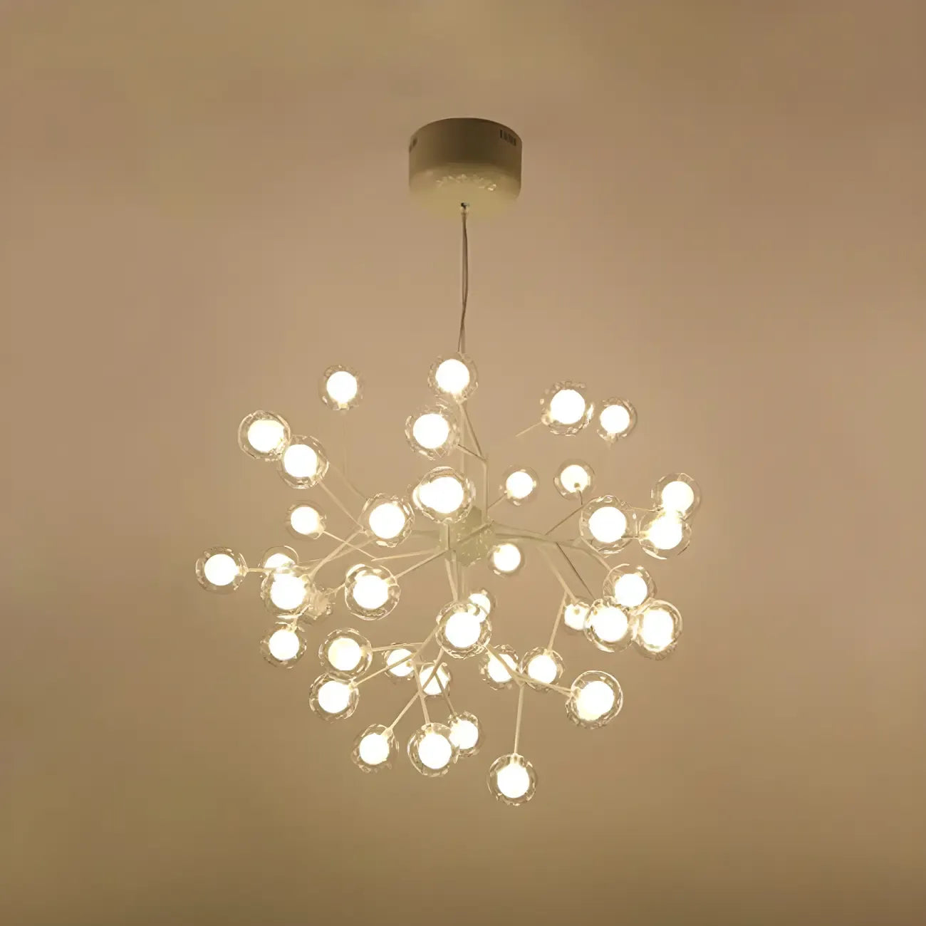 Adjustable Modern Globe Glass Sputnik Chandelier