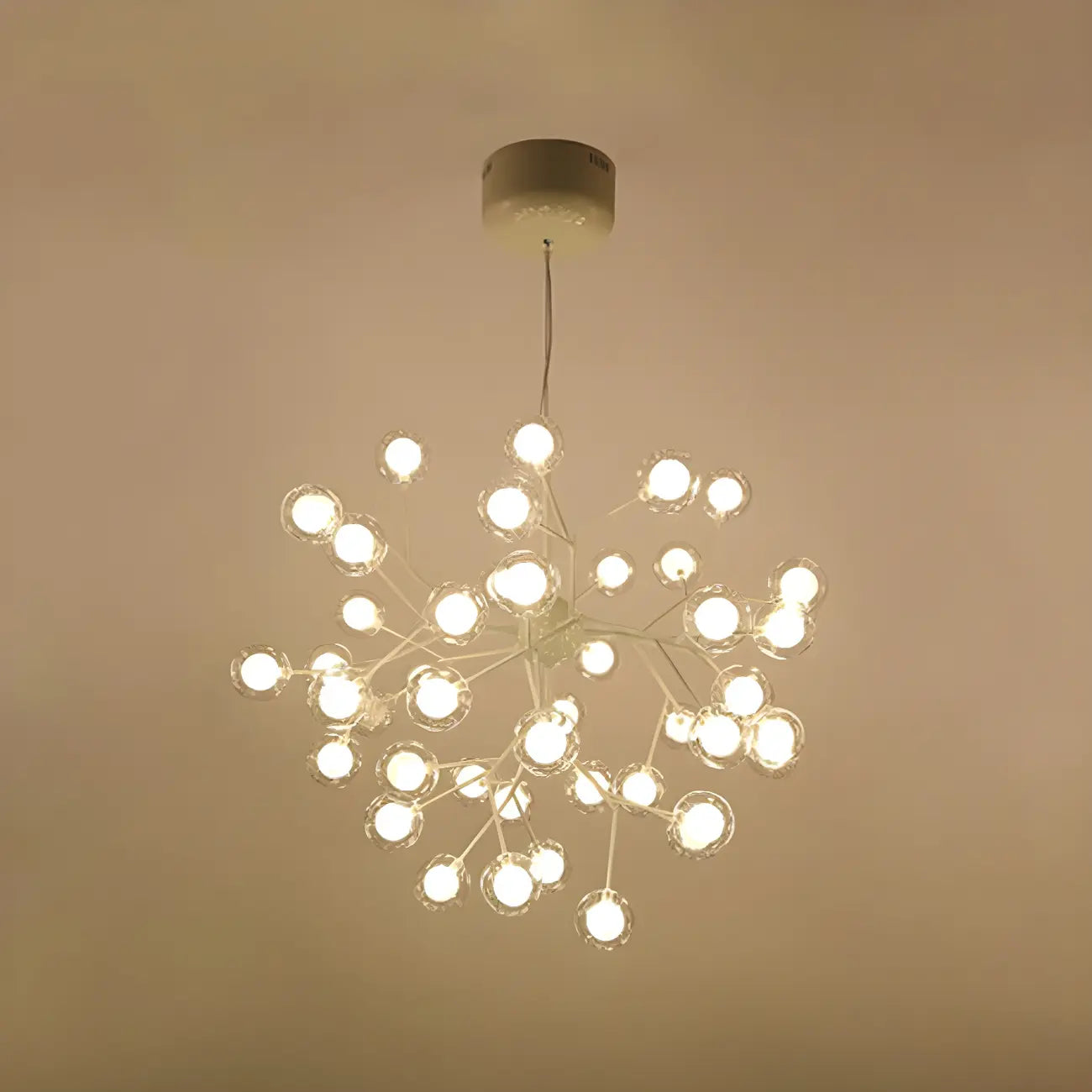 Adjustable Modern Globe Glass Sputnik Chandelier
