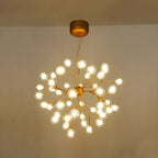 Adjustable Modern Globe Glass Sputnik Chandelier