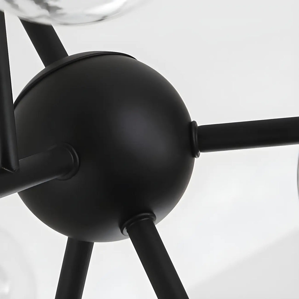 Adjustable Modern Globe Glass Sputnik Chandelier