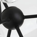 Adjustable Modern Globe Glass Sputnik Chandelier