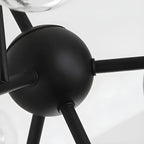 Adjustable Modern Globe Glass Sputnik Chandelier