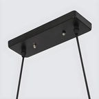 Industrial Brown Wood Brass Adjustable 31.5 Pendant Light