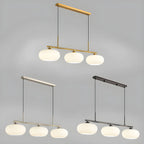 Contemporary Frosted Glass Globe Island Pendant Light