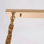 Contemporary Rectangle Clear Crystal Pendant Light