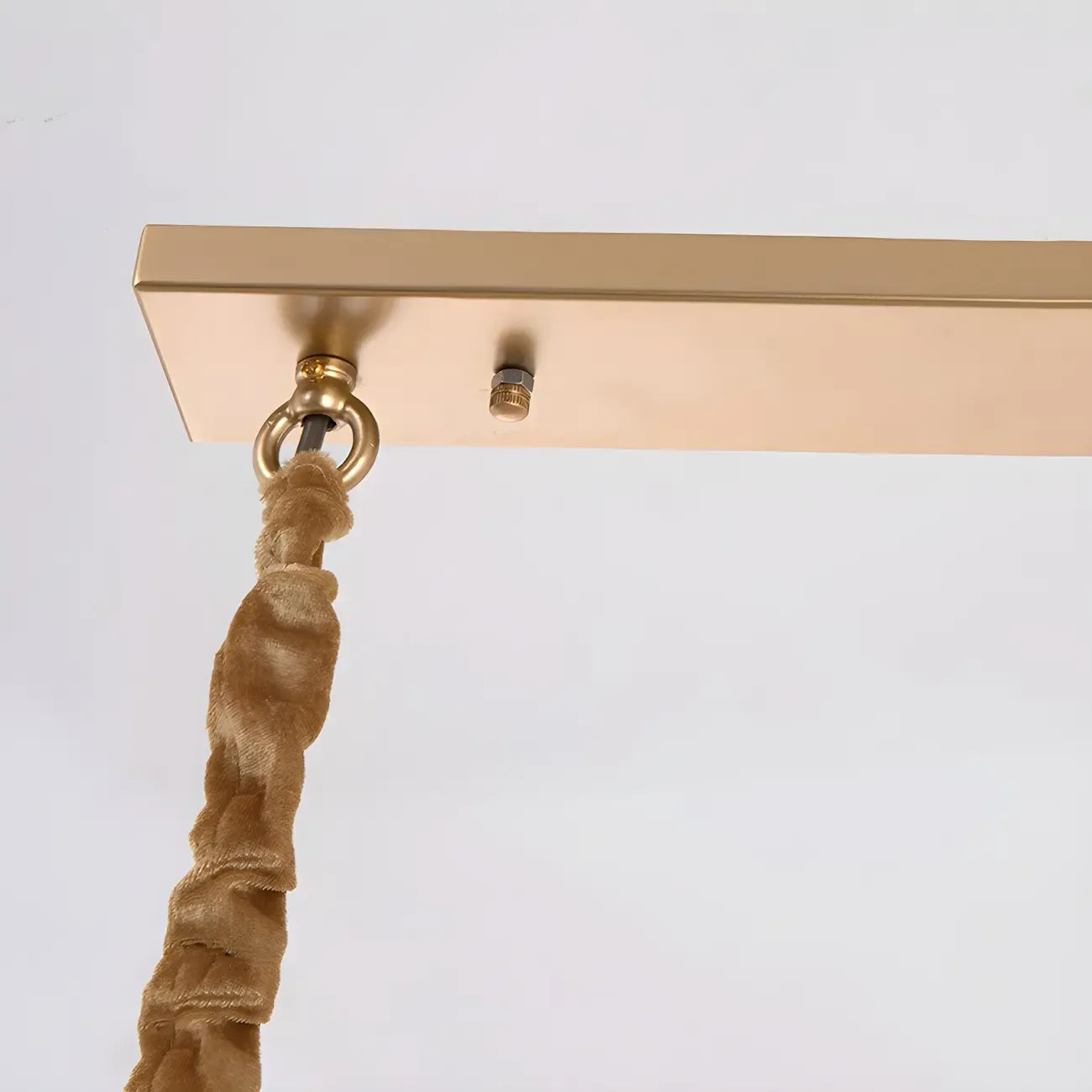 Contemporary Rectangle Clear Crystal Pendant Light