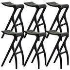 Counter Height Backless Wood Minimalist Bar Stools