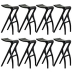 Counter Height Backless Wood Minimalist Bar Stools