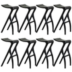Counter Height Backless Wood Minimalist Bar Stools